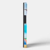 Franse Bulldog op het Strand Case-Mate iPhone Case (Achterkant / Rechts)