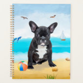 Franse Bulldog op het Strand Planner (Voorkant)