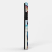 Franse Bulldog op het strand, zomercadeau voor hon Case-Mate iPhone Case (Achterkant/rechts)