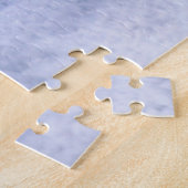 Franse Bulldog op sneeuw tijdens de kerstmis Legpuzzel (Zijkant)