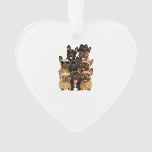 Franse Bulldog Ornament (voorkant)