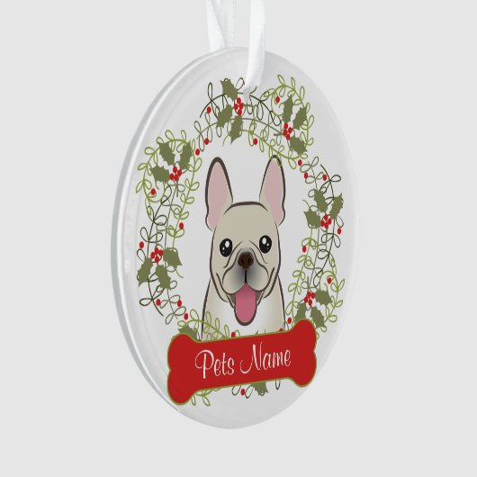Franse Bulldog  Ornament (voorkant)