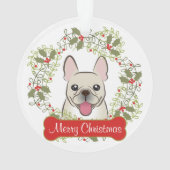 Franse Bulldog  Ornament (achterkant)