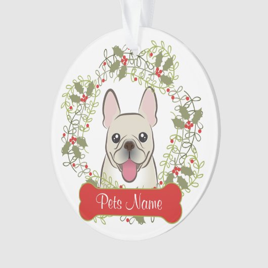 Franse Bulldog  Ornament (voorkant)