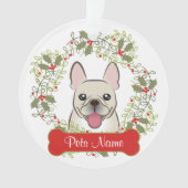 Franse Bulldog  Ornament (voorkant)