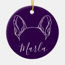 Franse Bulldog Ornament (Om Logo)