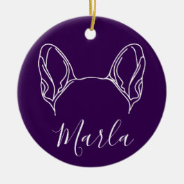 Franse Bulldog Ornament (Om Logo)