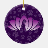 Franse Bulldog Ornament (Om Logo) (Achterkant)