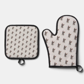 Franse Bulldog Ovenwant & Pannenlap Set