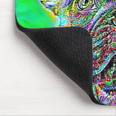 Franse Bulldog Painting Mousepad Muismat (Hoek)