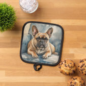 Franse Bulldog Pannenlap (Top down)