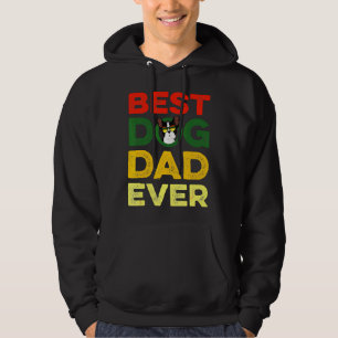 Franse Bulldog Pap Ever Mannen Boys 1 Hoodie