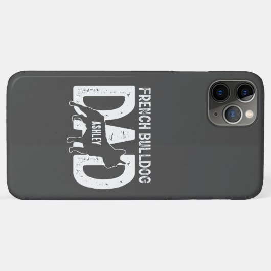 Franse Bulldog Pap Hond Pap Gift Case-Mate iPhone Case (Achterkant (horizontaal))