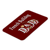 Franse Bulldog Pap Magneet (Linkerzijde)