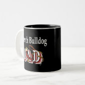 Franse Bulldog Pap Mok (Voorkant links)