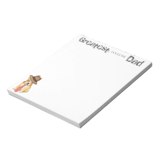 Franse Bulldog Pap Notitieblok (Linkerzijde)