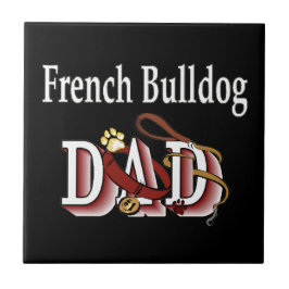 Franse Bulldog Pap Tegeltje
