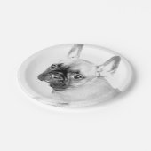 Franse Bulldog Papieren Bordje (Gekanteld)