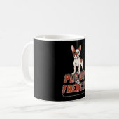 Franse Bulldog Pardon My Frenchie  Funny Koffiemok (Voorkant links)