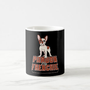 Franse Bulldog Pardon My Frenchie  Funny Koffiemok