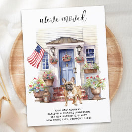 Franse Bulldog Patriottische Pet Frenchie Hond Bew Aankondiging