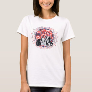 Franse Bulldog Patriottische Viering T-shirt