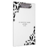 Franse Bulldog patroon hoek Klembord (Rechts)