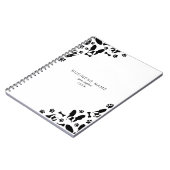 Franse Bulldog patroon hoek Notitieboek (Linkerzijde)