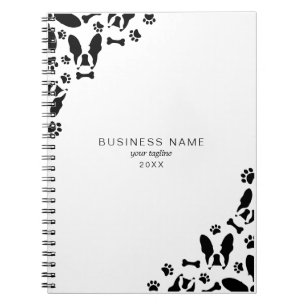 Franse Bulldog patroon hoek Notitieboek