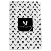 Franse bulldog patroon medium cadeauzakje (Voorkant)
