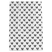Franse bulldog patroon medium cadeauzakje (Achterkant)