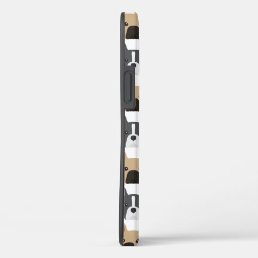 Franse Bulldog Patterned Case-Mate iPhone Case (Achterkant / Rechts)