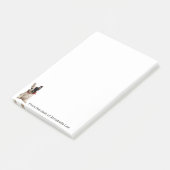 Franse Bulldog Personalize Post-it Notes (Schuin)