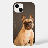 Franse Bulldog Persoonlijke naam | Hond Case-Mate iPhone Case (Achterkant)