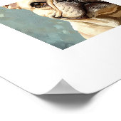 Franse Bulldog Persoonlijke Print (Hoek)