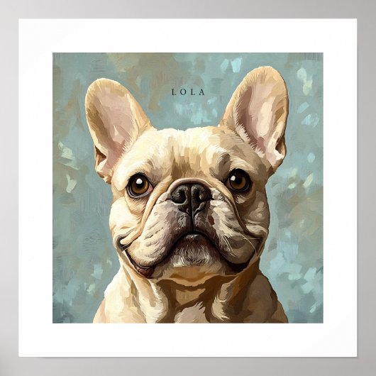 Franse Bulldog Persoonlijke Print (Voorkant)