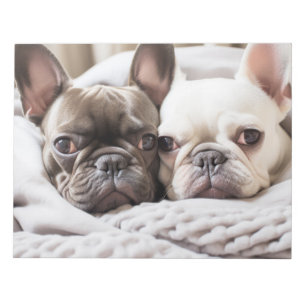 Franse Bulldog Pet Animal Beauty Warm Knuffel Lief Notitieblok