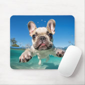 Franse Bulldog Pet Dog Animal Fun Spelen Muismat (Met muis)
