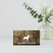 Franse Bulldog Pet Realated Visitekaartje (Staand voorkant)