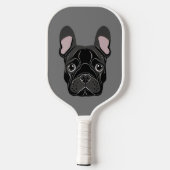 Franse Bulldog Pickleball Paddle (Achterkant)