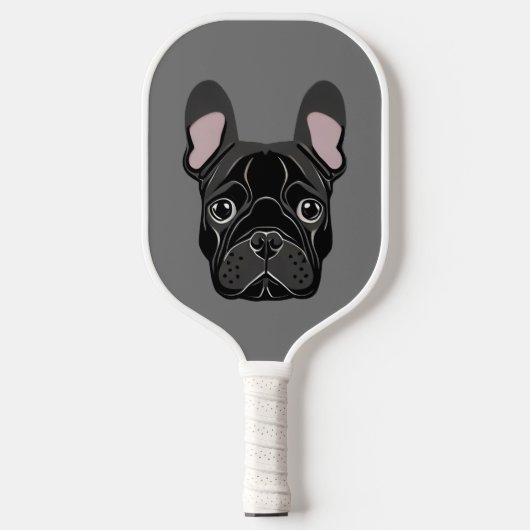 Franse Bulldog Pickleball Paddle (Voorkant)