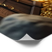 Franse Bulldog Pirate Bold Captain Poster (Hoek)