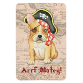 Franse Bulldog Pirate Magneet (Verticaal)