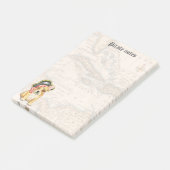 Franse Bulldog Pirate Post-it® Notes (Schuin)