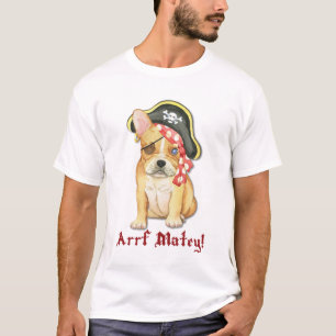 Franse Bulldog Pirate T-shirt
