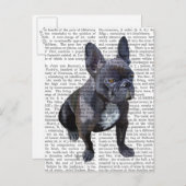 Franse Bulldog Plain Briefkaart (Voorkant / Achterkant)