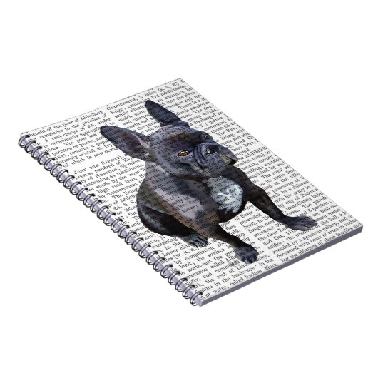 Franse Bulldog Plain Notitieboek (Rechterzijde)