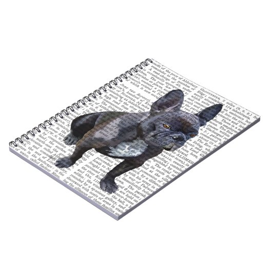 Franse Bulldog Plain Notitieboek (Linkerzijde)