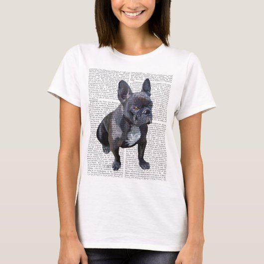 Franse Bulldog Plain T-shirt (Voorkant)