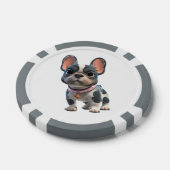 Franse Bulldog Poker Chips (Enkel)